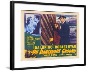 On Dangerous Ground, 1951-null-Framed Art Print