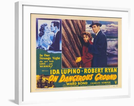 On Dangerous Ground, 1951-null-Framed Art Print