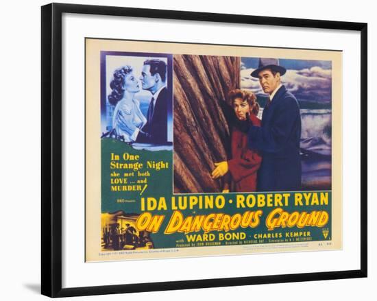 On Dangerous Ground, 1951-null-Framed Art Print