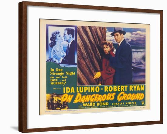 On Dangerous Ground, 1951-null-Framed Art Print