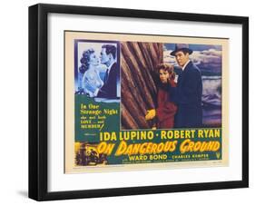 On Dangerous Ground, 1951-null-Framed Art Print