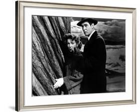 On Dangerous Ground, Ida Lupino, Robert Ryan, 1952-null-Framed Photo