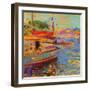 On Deck, Saint-Tropez-Peter Graham-Framed Giclee Print