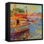 On Deck, Saint-Tropez-Peter Graham-Framed Stretched Canvas