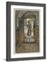 On Entering the House, Salute It, Illustration from 'The Life of Our Lord Jesus Christ'-James Tissot-Framed Giclee Print
