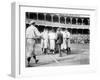 On-Field Dispute, Chicago Cubs vs. NY Giants, Baseball Photo - New York, NY-Lantern Press-Framed Art Print