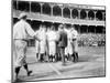 On-Field Dispute, Chicago Cubs vs. NY Giants, Baseball Photo - New York, NY-Lantern Press-Mounted Art Print