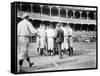 On-Field Dispute, Chicago Cubs vs. NY Giants, Baseball Photo - New York, NY-Lantern Press-Framed Stretched Canvas