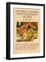 On First Looking Into Chapman's Homer-null-Framed Art Print