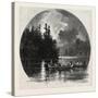 On French River, Canada, Nineteenth Century-null-Stretched Canvas