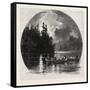 On French River, Canada, Nineteenth Century-null-Framed Stretched Canvas