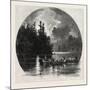 On French River, Canada, Nineteenth Century-null-Mounted Giclee Print