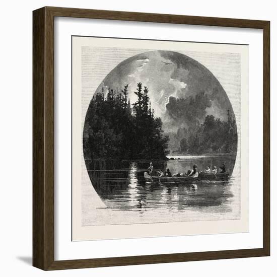 On French River, Canada, Nineteenth Century-null-Framed Giclee Print