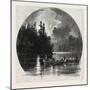 On French River, Canada, Nineteenth Century-null-Mounted Giclee Print