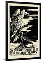 On Guard! Join the Navy! , c.1917-H.b. Matthews-Framed Art Print