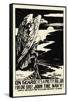 On Guard! Join the Navy! , c.1917-H.b. Matthews-Framed Stretched Canvas