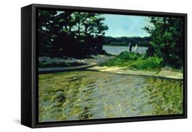 On Gull Pond-Sarah Butterfield-Framed Stretched Canvas