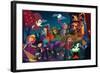 On Halloween Night - Jack & Jill-Tatevik Avakyan-Framed Giclee Print