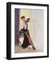 On Her Toes-David Wright-Framed Art Print