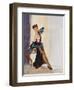 On Her Toes-David Wright-Framed Art Print