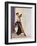 On Her Toes-David Wright-Framed Art Print