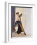 On Her Toes-David Wright-Framed Art Print