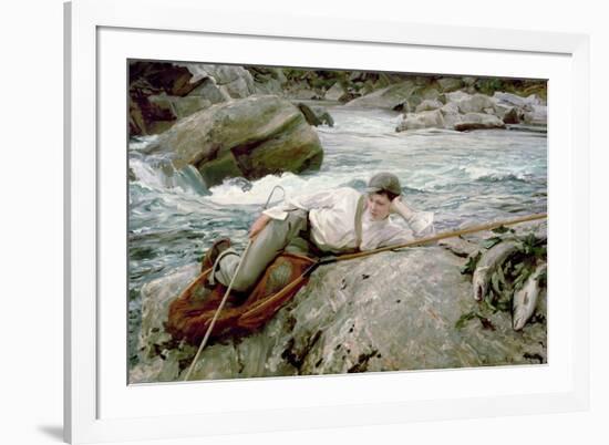 On His Holidays, Norway, 1901-John Singer Sargent-Framed Giclee Print