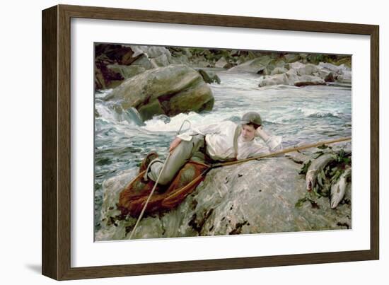 On His Holidays, Norway, 1901-John Singer Sargent-Framed Giclee Print