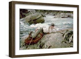 On His Holidays, Norway, 1901-John Singer Sargent-Framed Giclee Print