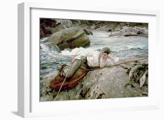 On His Holidays, Norway, 1901-John Singer Sargent-Framed Giclee Print