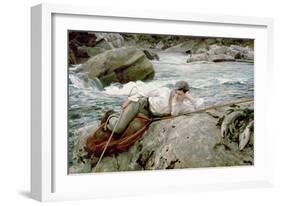 On His Holidays, Norway, 1901-John Singer Sargent-Framed Giclee Print