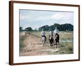 On Horseback, 2010-Cruz Jurado Traverso-Framed Giclee Print