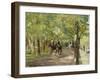 On Horseback in Berlin Tiergarten, 1915/16-Max Liebermann-Framed Giclee Print