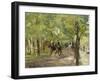 On Horseback in Berlin Tiergarten, 1915/16-Max Liebermann-Framed Giclee Print