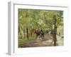 On Horseback in Berlin Tiergarten, 1915/16-Max Liebermann-Framed Giclee Print