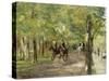 On Horseback in Berlin Tiergarten, 1915/16-Max Liebermann-Stretched Canvas