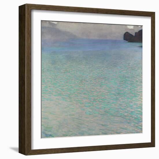 On Lake Attersee, 1900-Gustav Klimt-Framed Giclee Print