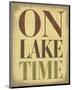 On Lake Time-Sparx Studio-Mounted Giclee Print