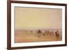 On Lancaster Sands, Sunset (Crossing Lancaster Sands) C.1835-David Cox-Framed Giclee Print