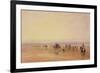 On Lancaster Sands, Sunset (Crossing Lancaster Sands) C.1835-David Cox-Framed Giclee Print