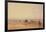 On Lancaster Sands, Sunset (Crossing Lancaster Sands) C.1835-David Cox-Framed Giclee Print