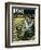 "On Leave" Saturday Evening Post Cover, September 15,1945-Norman Rockwell-Framed Giclee Print