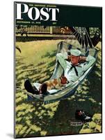 "On Leave" Saturday Evening Post Cover, September 15,1945-Norman Rockwell-Mounted Giclee Print