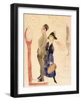 On Leave-Charles Demuth-Framed Giclee Print