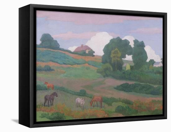On Luppitt Common, No. 1, 1924-Robert Polhill Bevan-Framed Stretched Canvas