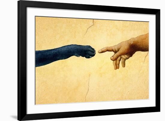 On Monday God Created Labs-Will Bullas-Framed Giclee Print