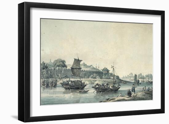 On One of the Rivers of China-William Alexander-Framed Giclee Print