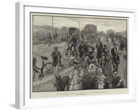 On Pleasure Bent, a Bank Holiday Roadside Scene-William Hatherell-Framed Giclee Print