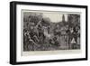 On Pleasure Bent, a Street Scene in Madrid During the Carnival-Robert Walker Macbeth-Framed Giclee Print