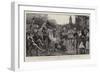 On Pleasure Bent, a Street Scene in Madrid During the Carnival-Robert Walker Macbeth-Framed Giclee Print